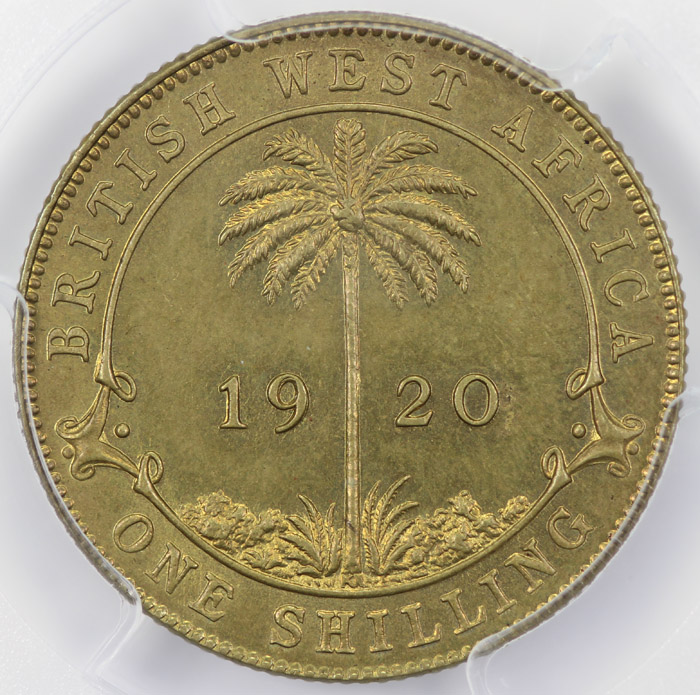 British West Africa 1920 KN... image