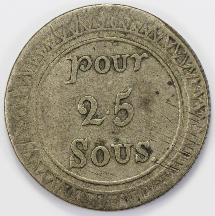 Mauritius (1822) 25 Sous, a... image