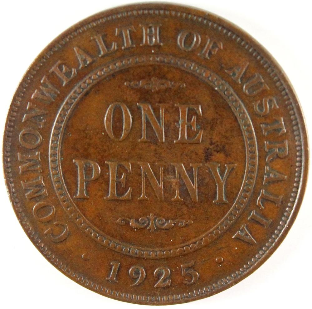 Australia. 1925 Penny, good... image