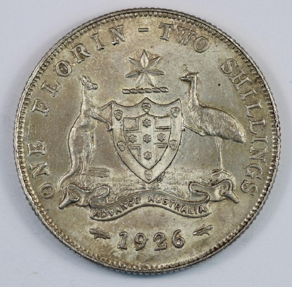 Australia. 1926 Florin, abo... image