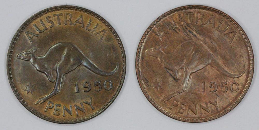 Australia 1950 (M) Penny & ... image