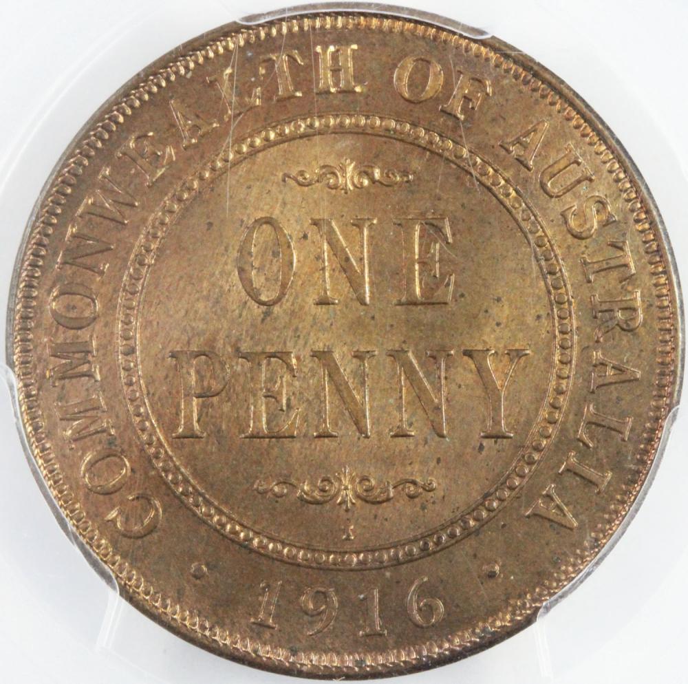 Australia 1916 I Penny, PCG... image