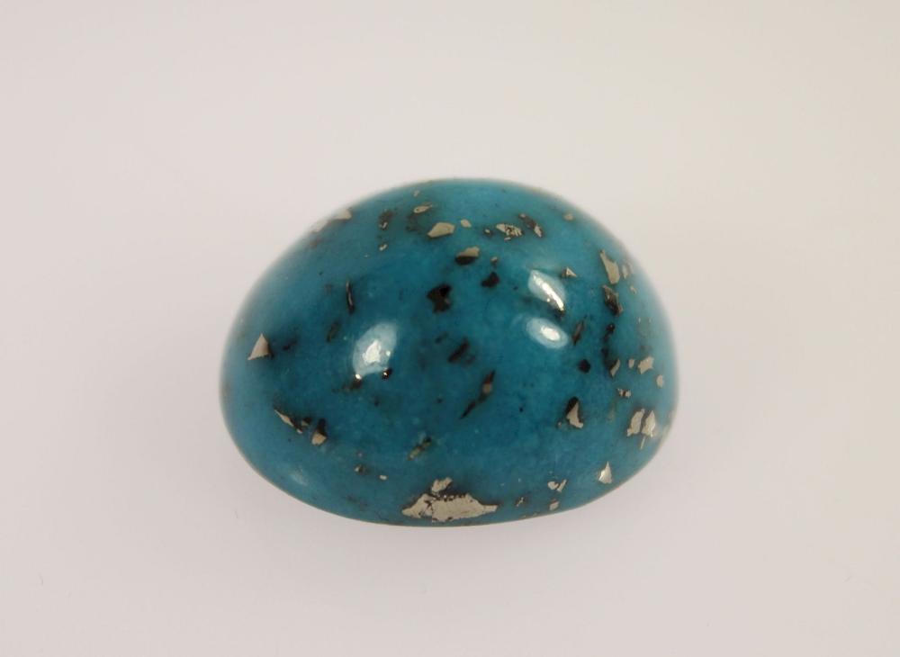 Spider Pyrite Turquoise Cab... image