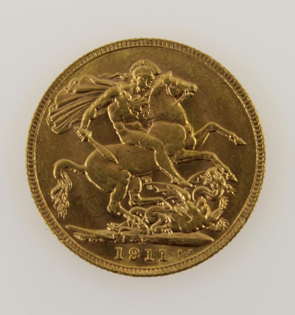 Australia 1911 P Sovereign,... image