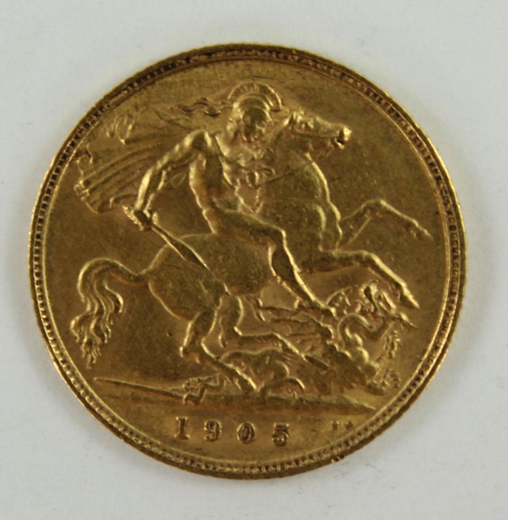 Great Britain 1905 Half Sov... image