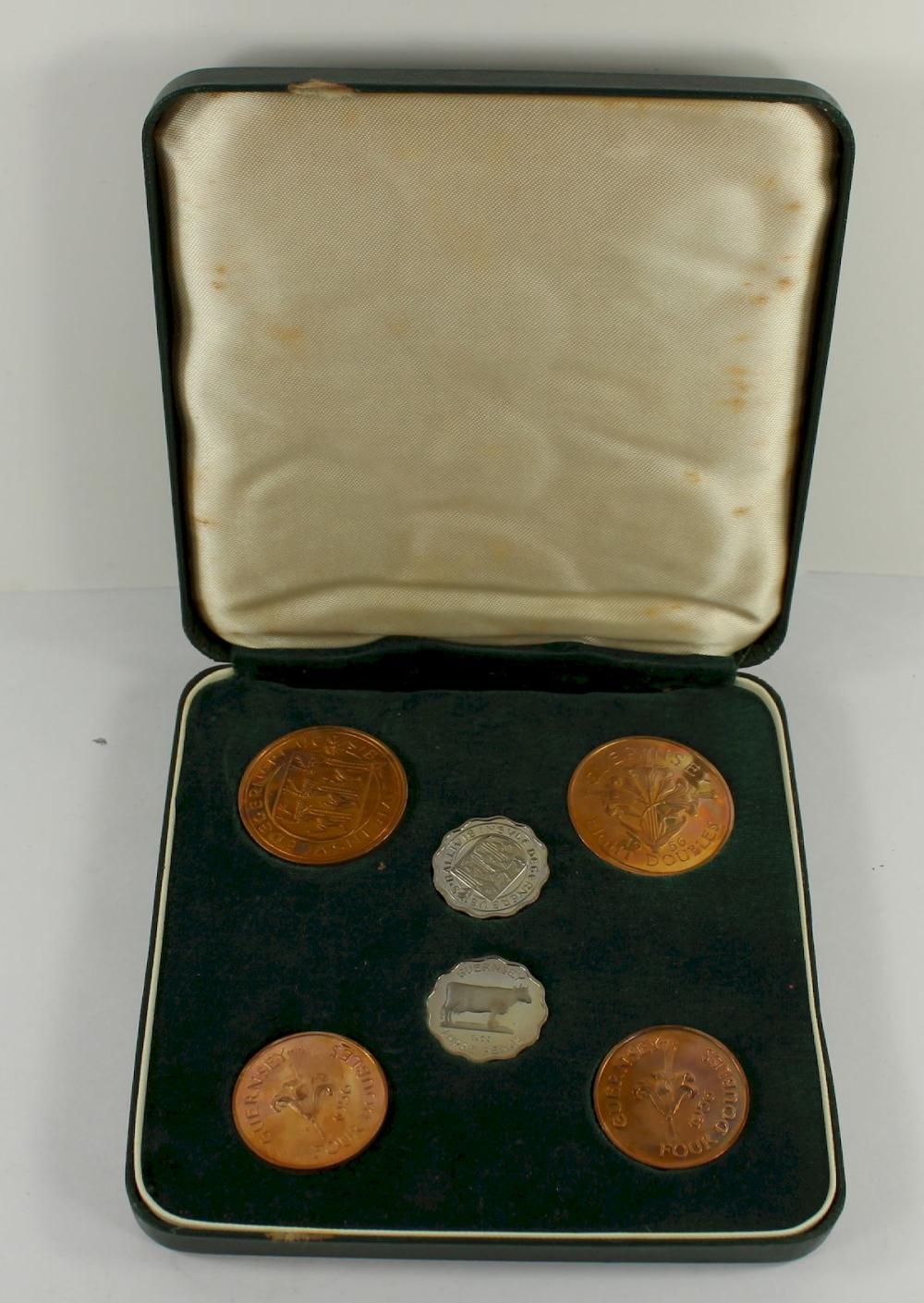 Guernsey 1956 Proof Set in ... image