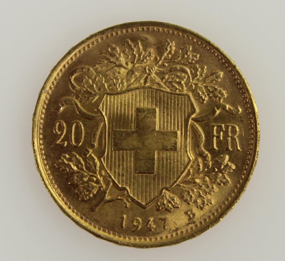 Switzerland 1947 20 Francs,... image