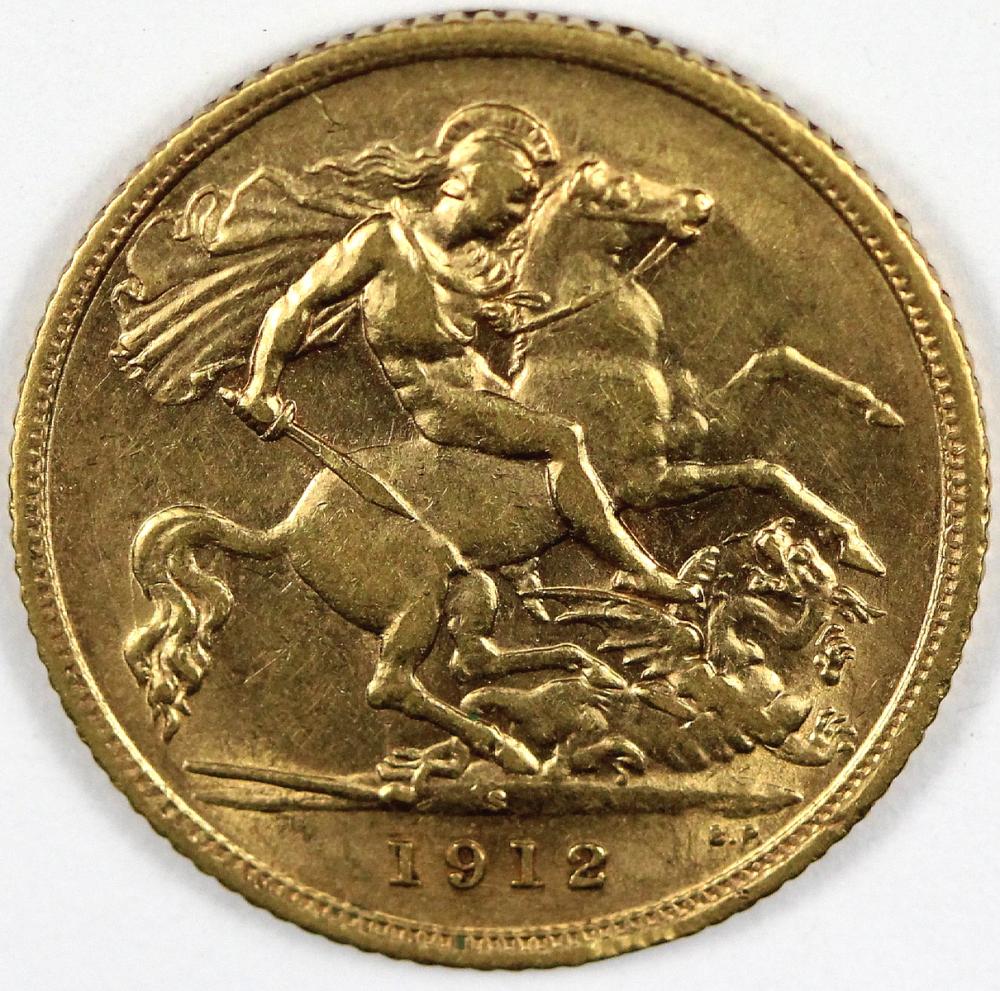 Australia. 1912 S Gold (0.9... image