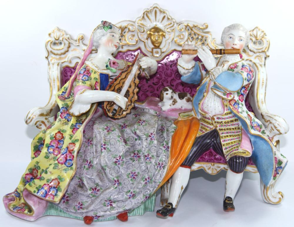 Meissen Figurines of a Coup... image