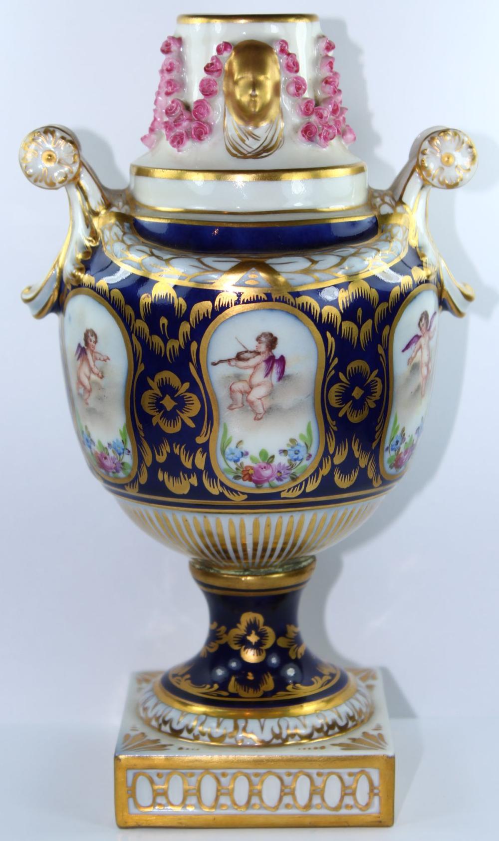 Classic Urn with Cherub Dec... image