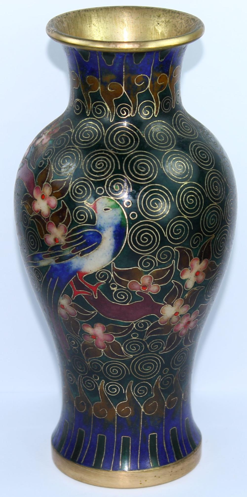 Chinese Cloisonne Vase with... image