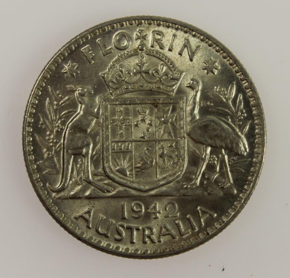 Australia 1942 (M) Florin, ... image