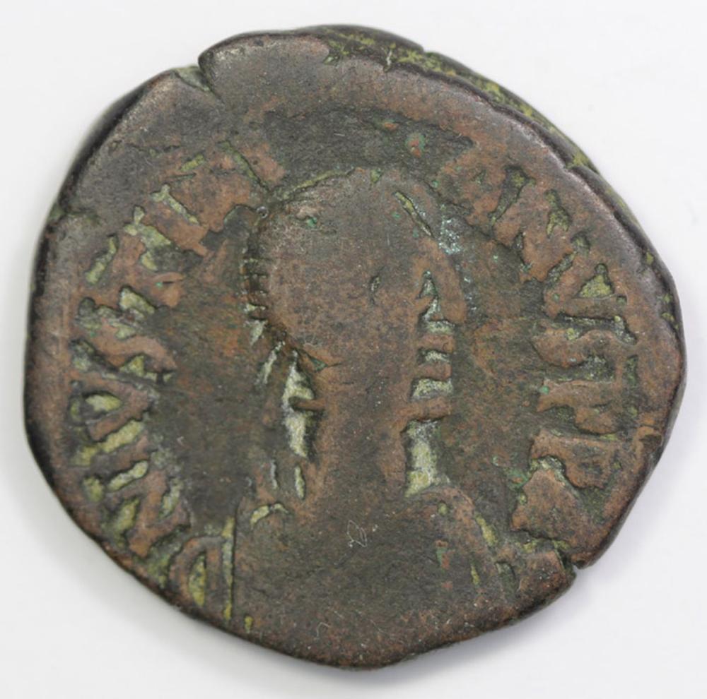 Byzantium Follis of Justini... image