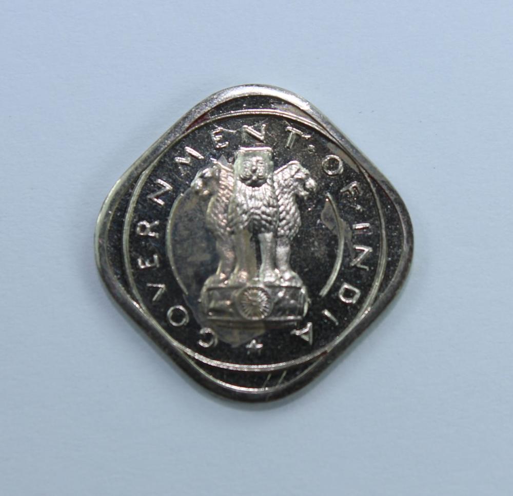 India 1950 B Proof Half Ann... image