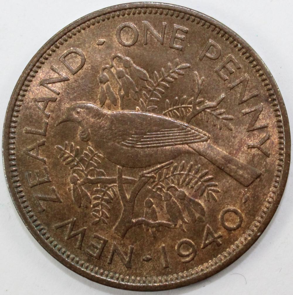 New Zealand 1940 Penny, Cho... image