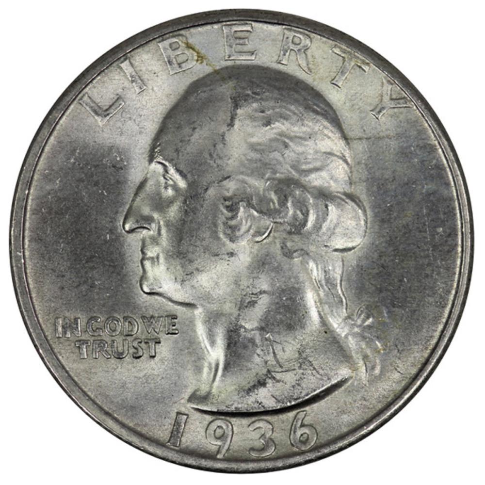 U.S.A. 1936 S Quarter, Choi... image