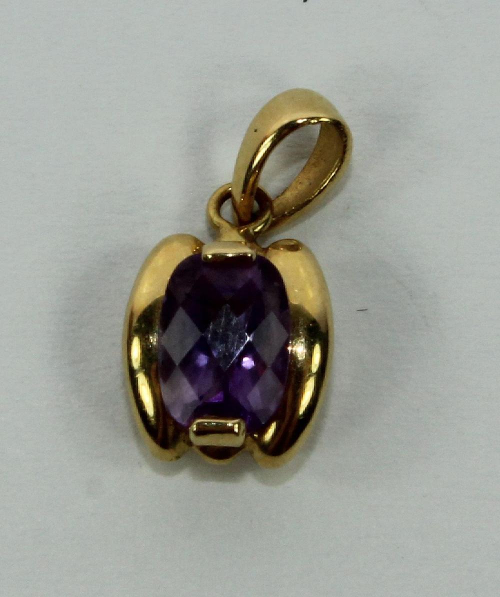 Small Amethyst Pendant in 1... image