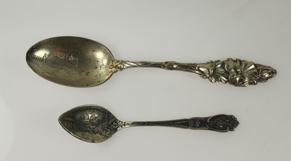 Souvenir Teaspoons in Sterl... image