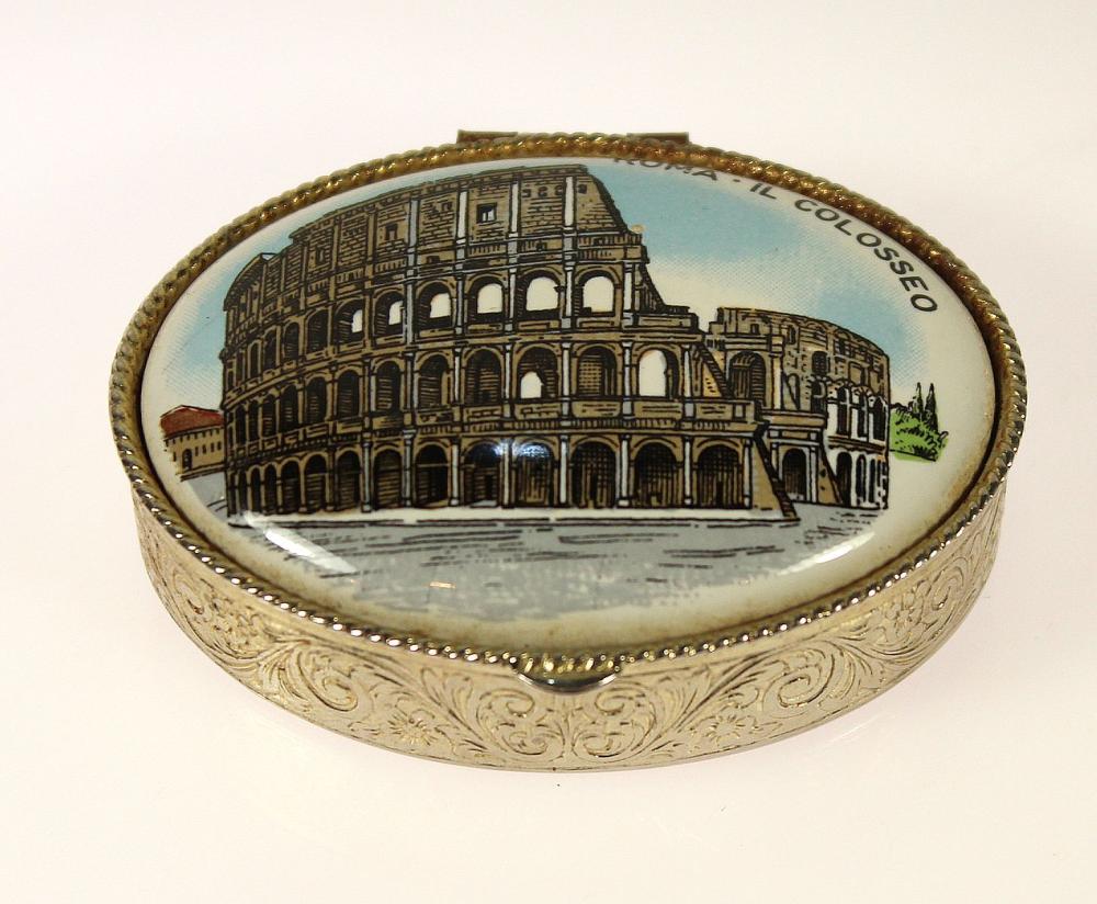 Italian Souvenir Metal Pill... image