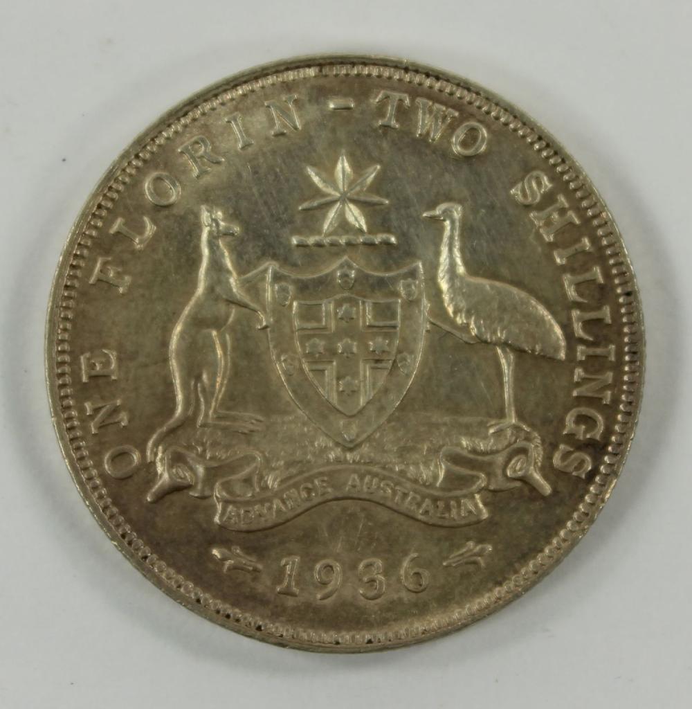 Australia 1936 Florin, abou... image