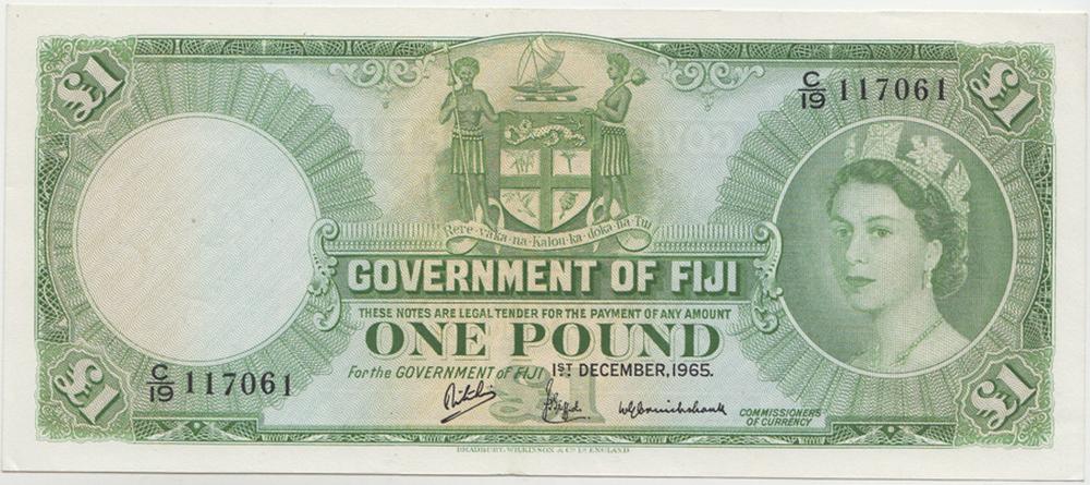 Fiji '1st December 1965' £1... image