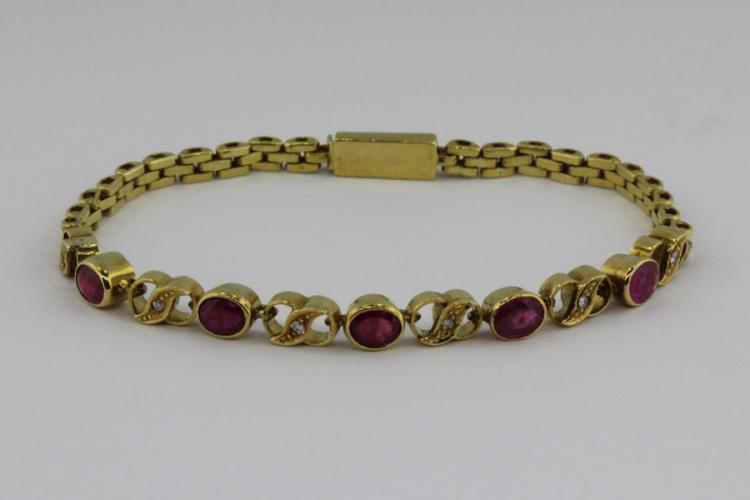 Ruby & Diamond Bracelet set... image