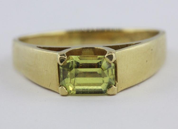 Natural Yellow Saphire Ring... image