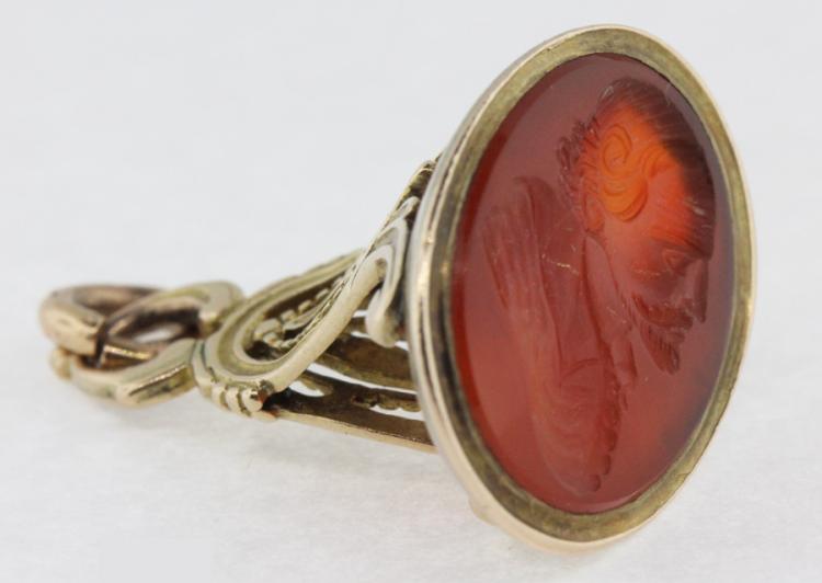 Carnelian seal with the inc... image