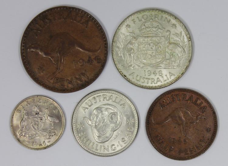 Australia 1946 Year Set 1/2... image