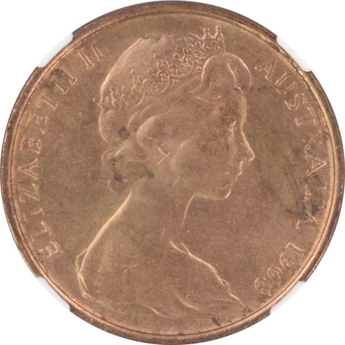 Australia 1968 Two Cent, NG... image