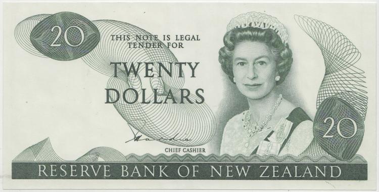 New Zealand (1981) $20 'Obv... image