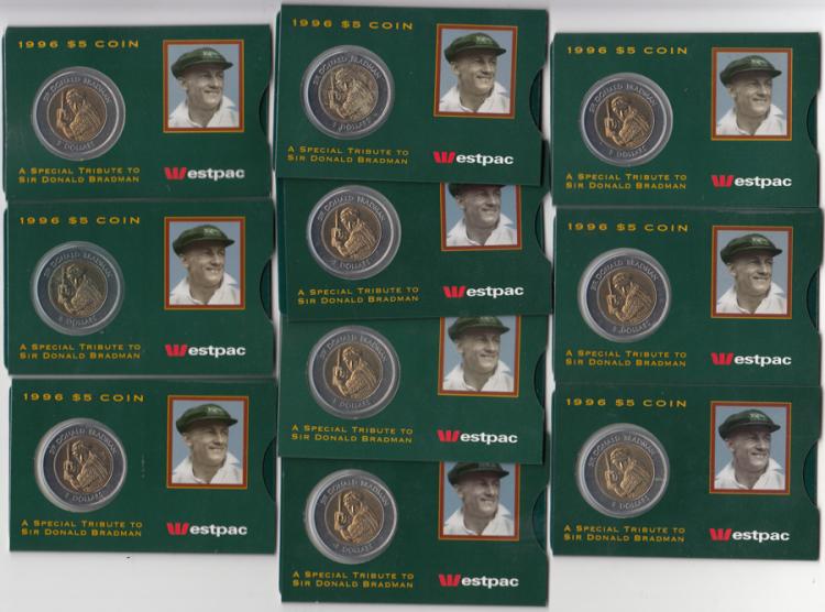 Australian 1996 'Bradman' $... image