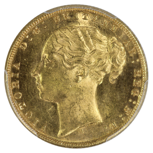 Australia 1876 M Sovereign ... image