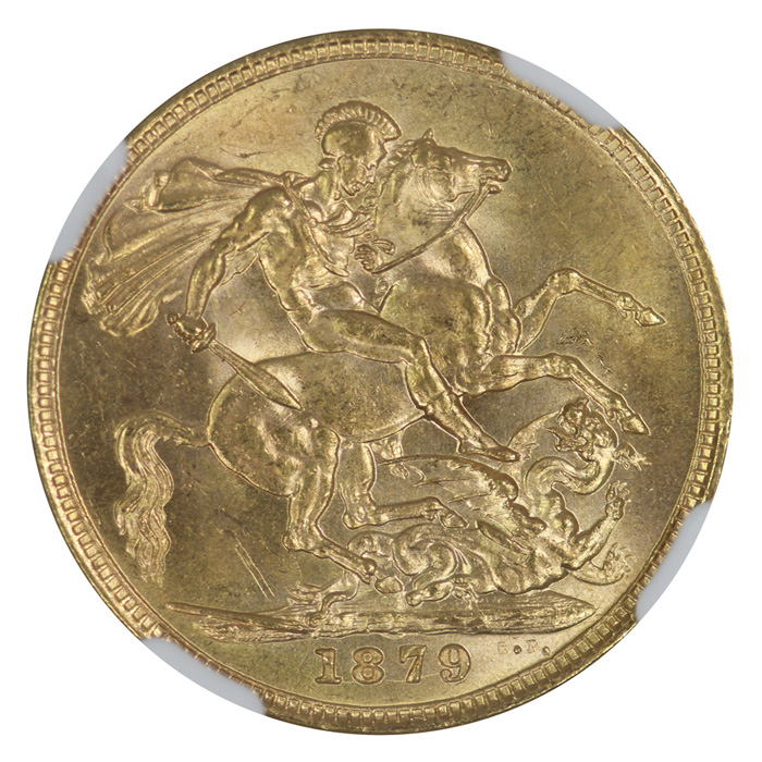 Australia 1879 M Sovereign ... image