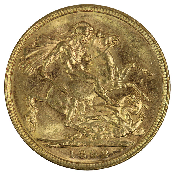 Australia 1892 M Sovereign,... image