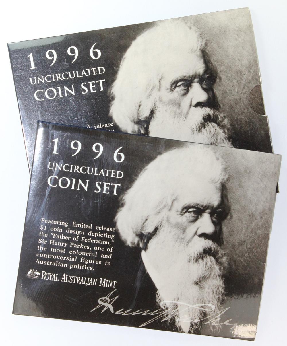 Australia. 1996 Mint Sets, ... image