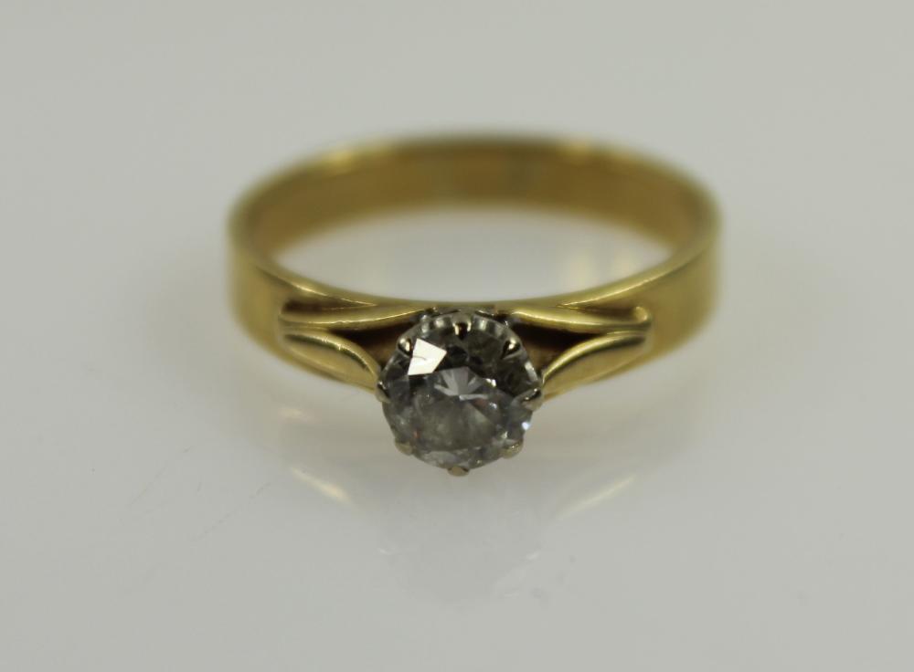 Solitaire Diamond Ring in 1... image