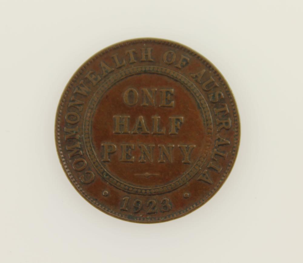 Australia 1923 Halfpenny, a... image