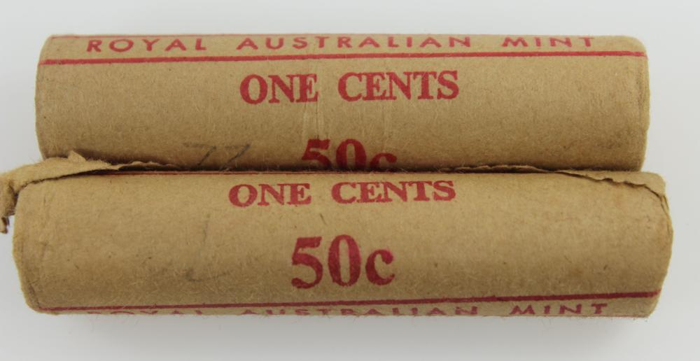 Australia 1976 & 1977 Cent ... image