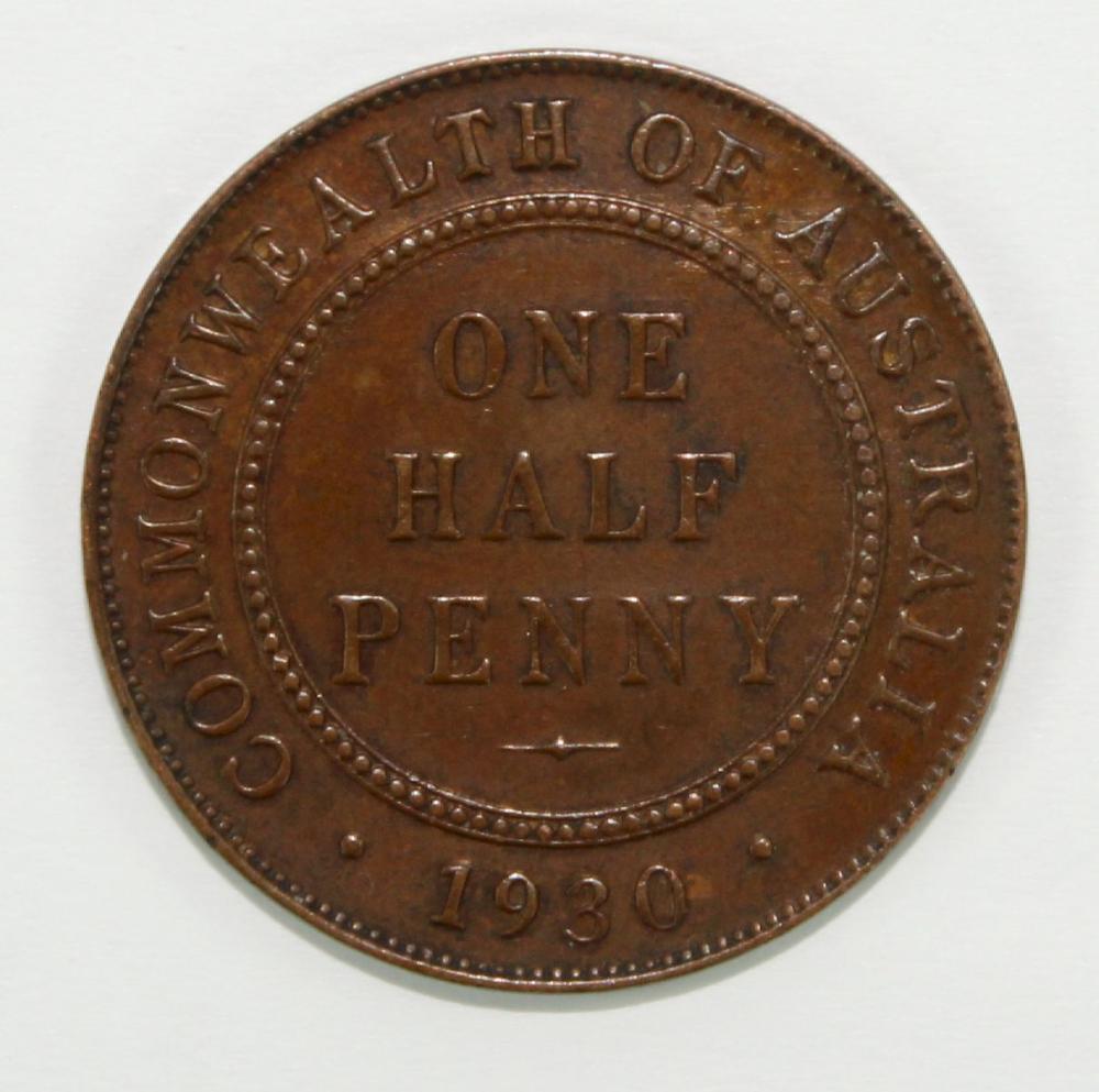 Australia 1930 Halfpenny, v... image