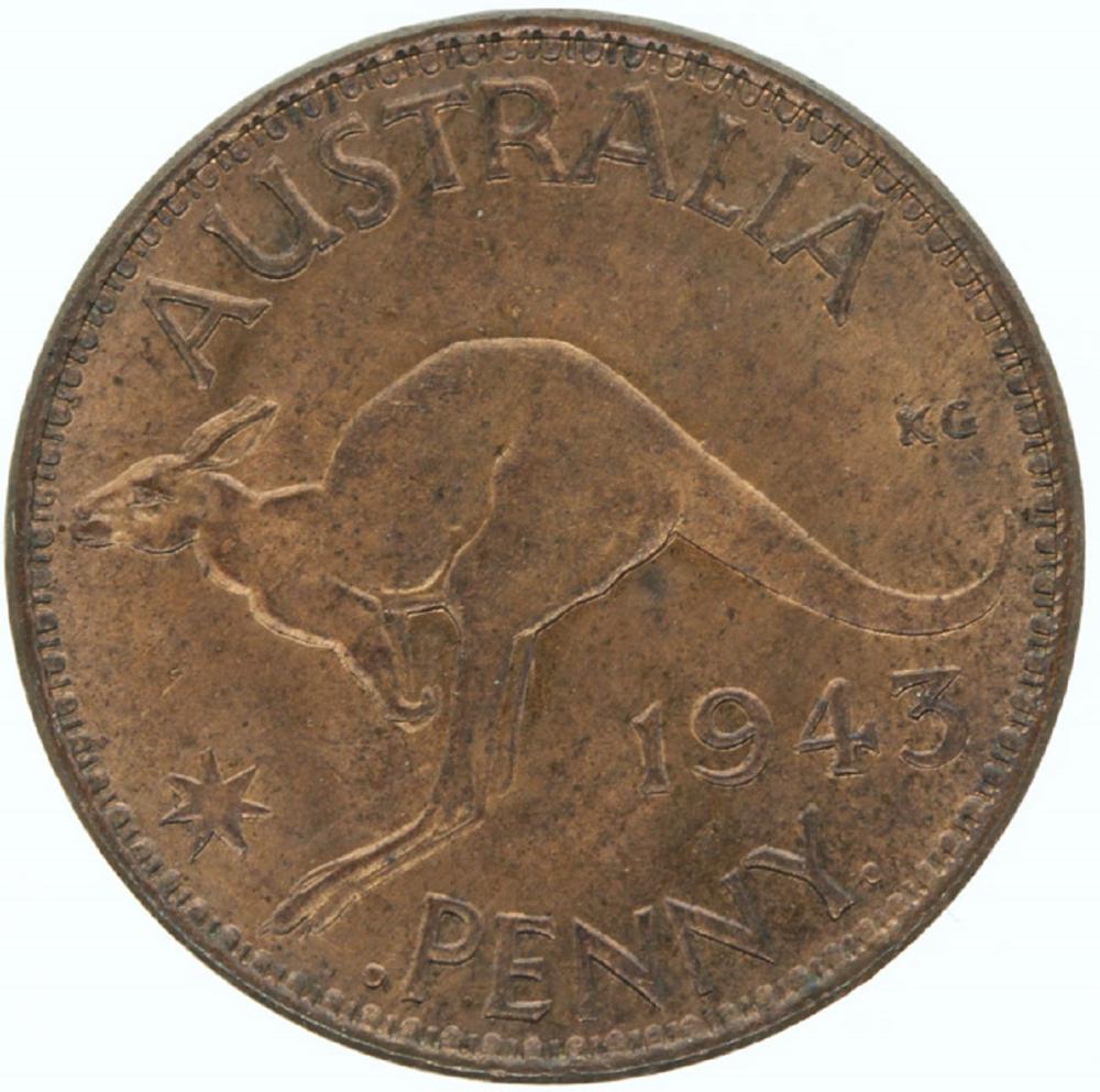 Australia 1943 I (B) Penny,... image