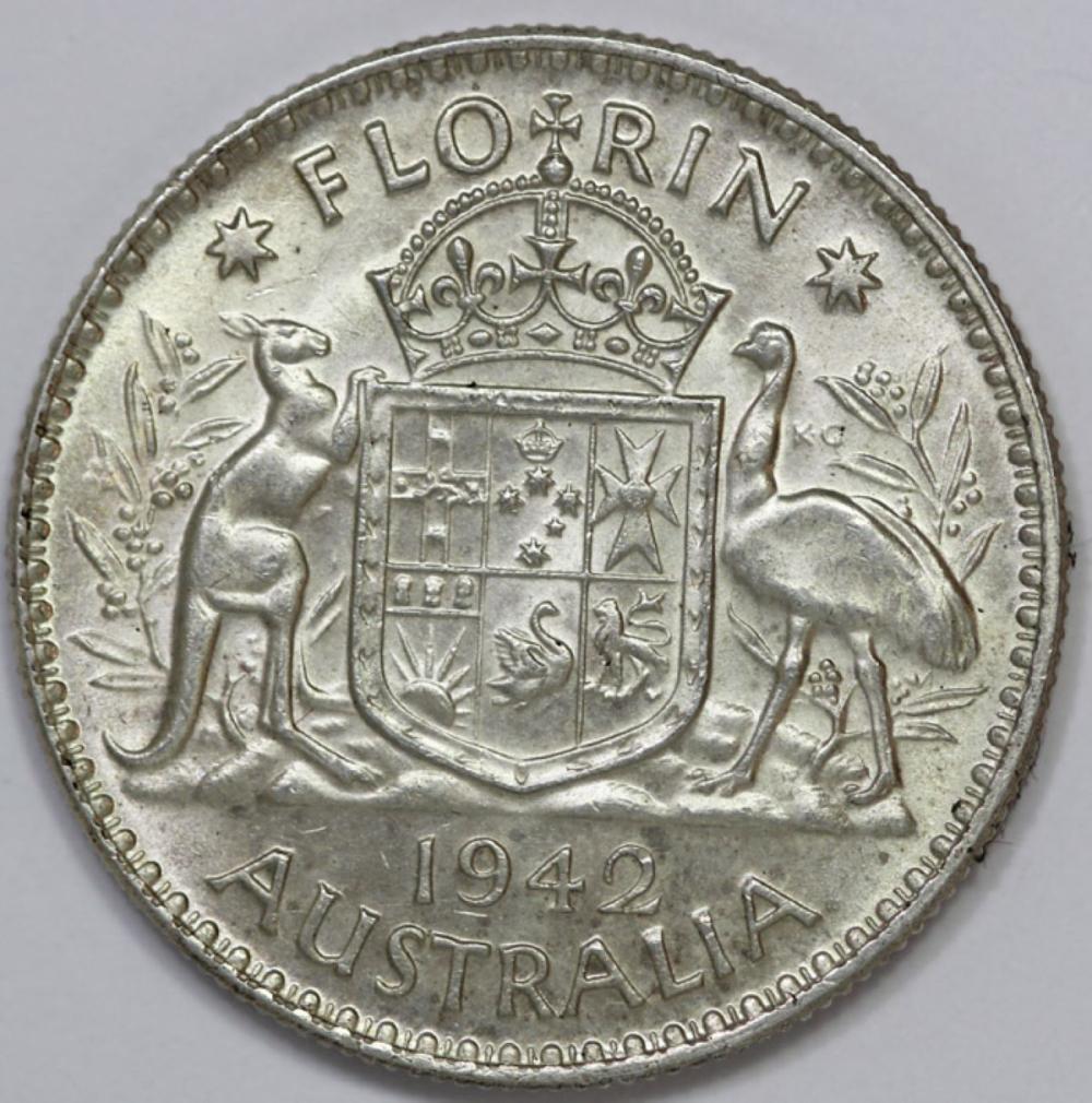 Australia 1942 Florin, Choi... image