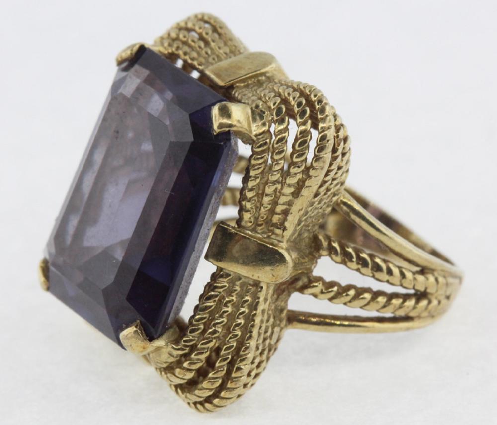 Large Amethyst set in a 9ct... image