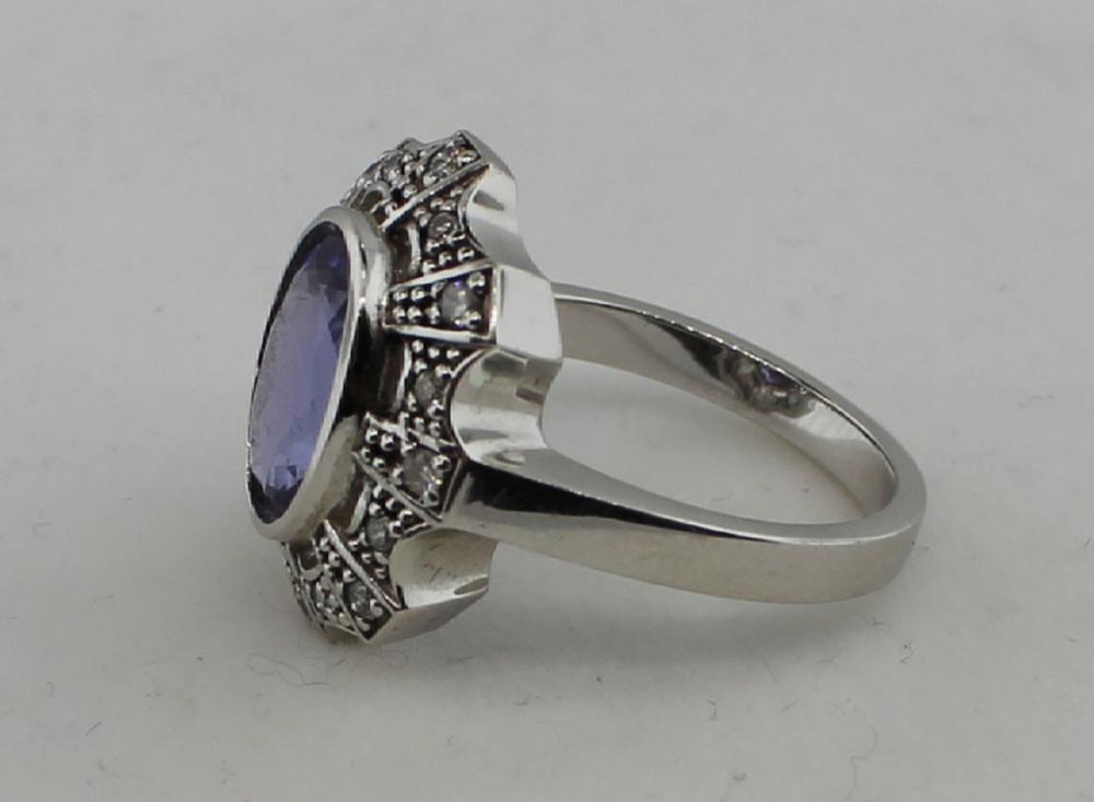 Deco-style Tanzanite Ring 1... image