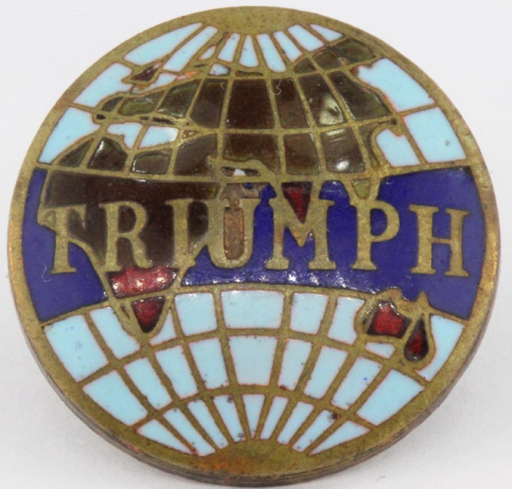 Vintage 'Triumph' Lapel Button image