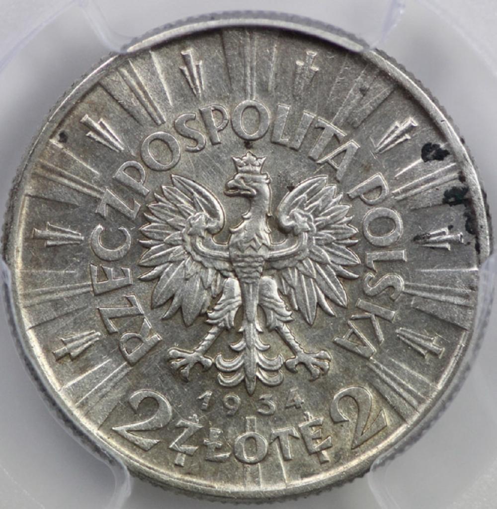 Poland. 1934 2 Zlote, PCGS ... image