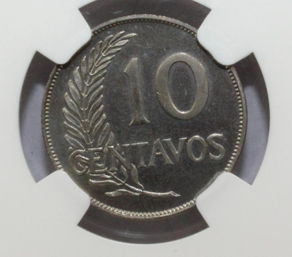 Peru. 1935 Proof 10 Centavo... image