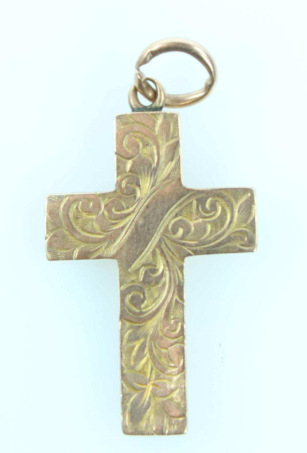 Vintage 9ct Gold Cross image