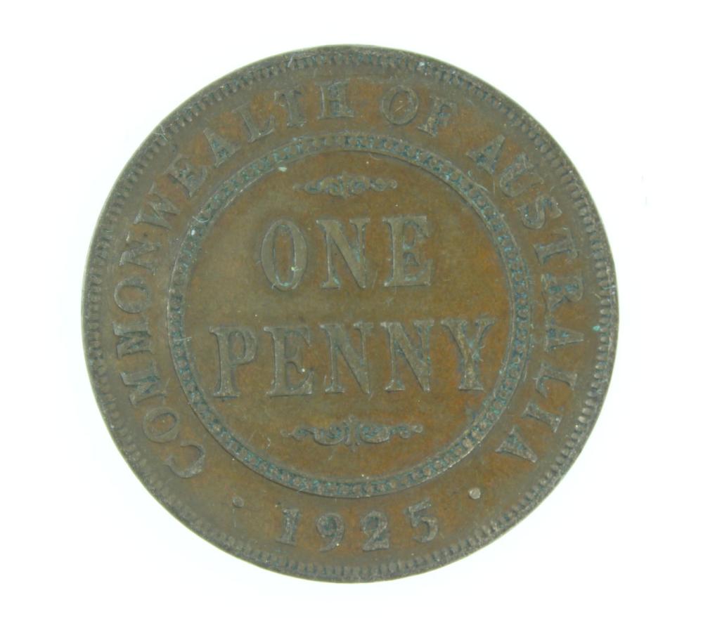 Australia 1925 Penny Coin image