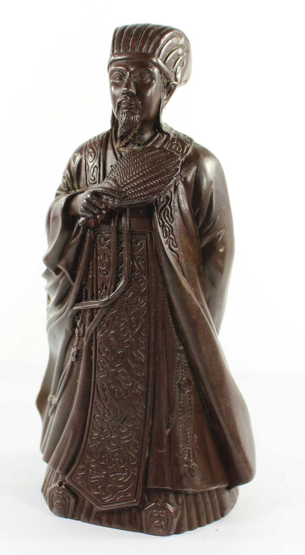 Chinese Bronze of a Standin... image